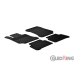 Original Gledring Passform Fußmatten Gummimatten 4 Tlg.+Fixing - Mercedes-Benz E Klasse W212 2009-2013